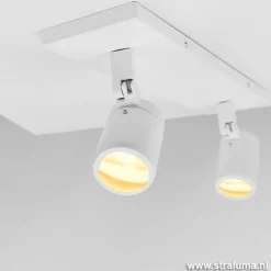 Clearance Straluma Plafondspot Rain 2L wit gu10 IP44