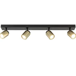 Fashion Straluma Plafondspot Razza 4L balk zwart/matgoud