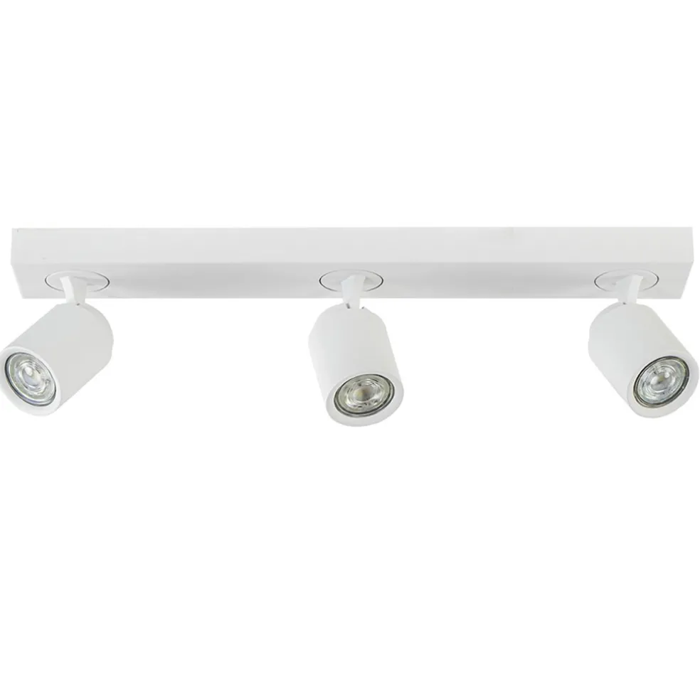Cheap Straluma Plafondspot Razza 3L balk wit