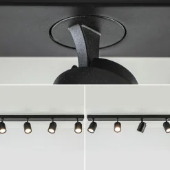 Flash Sale Straluma Plafondspot Razza 4L balk zwart gu10