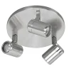 Flash Sale Straluma Plafondspot rond Rain 3-l nikkel IP44