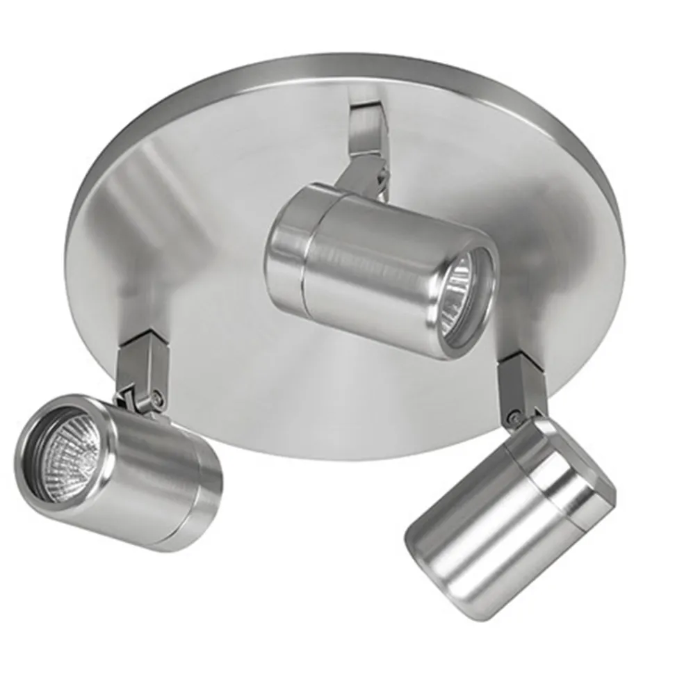 Flash Sale Straluma Plafondspot rond Rain 3-l nikkel IP44