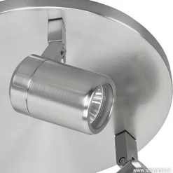 Flash Sale Straluma Plafondspot rond Rain 3-l nikkel IP44