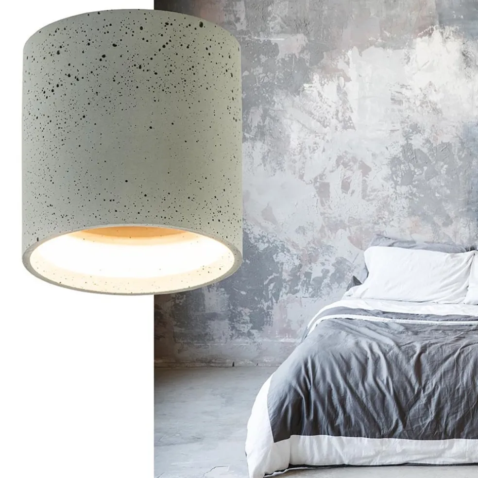 Hot Straluma Plafondspot Shy cilinder beton