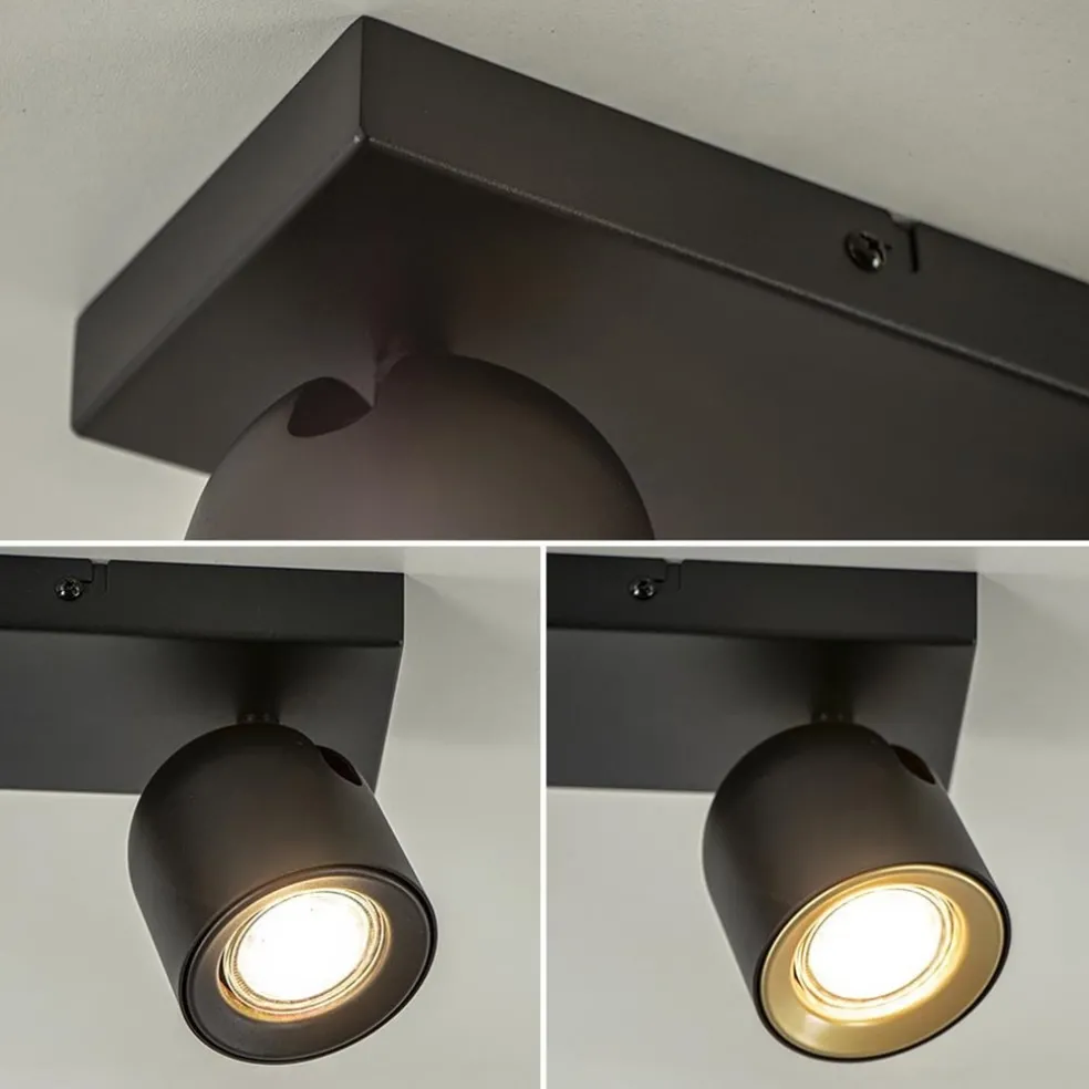 Clearance Straluma Plafondspot Solare 2l balk zwart