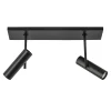 Shop Straluma Plafondspot Trend 2L balk zwart gu10mini