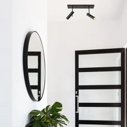 Shop Straluma Plafondspot Trend 2L balk zwart gu10mini