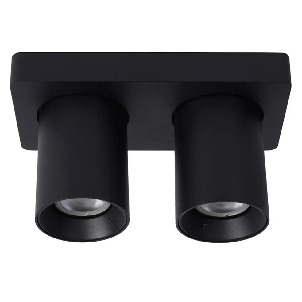 Fashion Straluma Plafondspot tube 2-L zwart incl.gu10 dtw