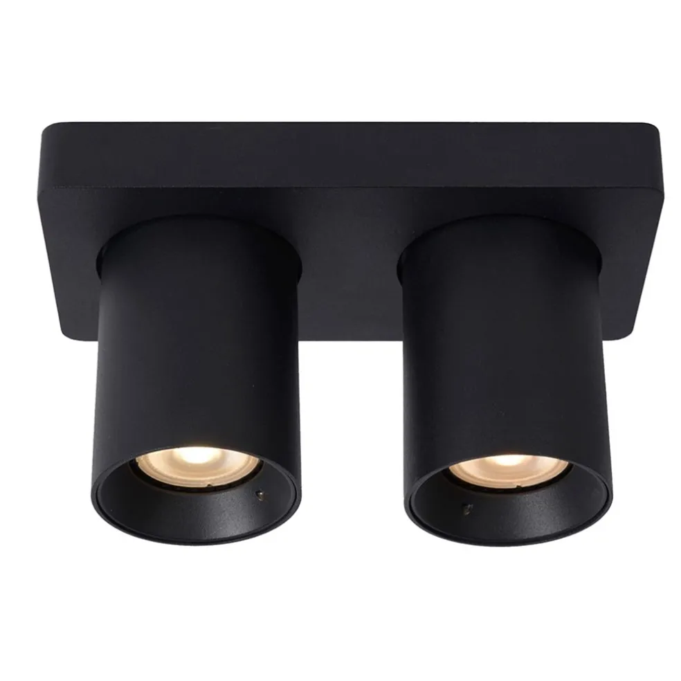 Fashion Straluma Plafondspot tube 2-L zwart incl.gu10 dtw
