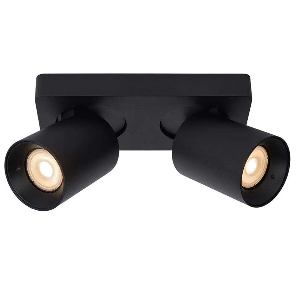 Fashion Straluma Plafondspot tube 2-L zwart incl.gu10 dtw