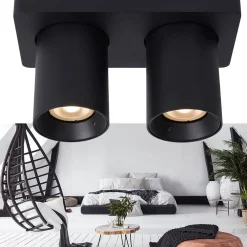 Fashion Straluma Plafondspot tube 2-L zwart incl.gu10 dtw