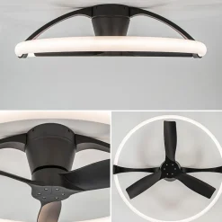New Straluma Plafondventilator Nepal Mini zwart