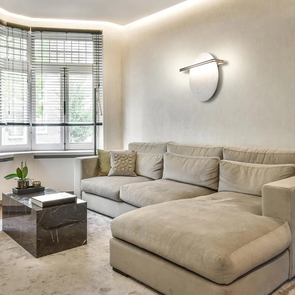 Clearance Straluma Plafond/wandl. Essenza silver powd/iron