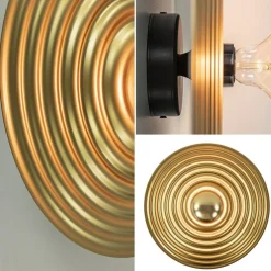 Flash Sale Straluma Plafond/wandlamp Saturn 56cm matgoud