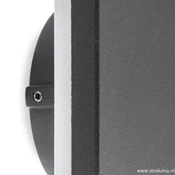 Sale Straluma Plafond/wandlamp square antraciet
