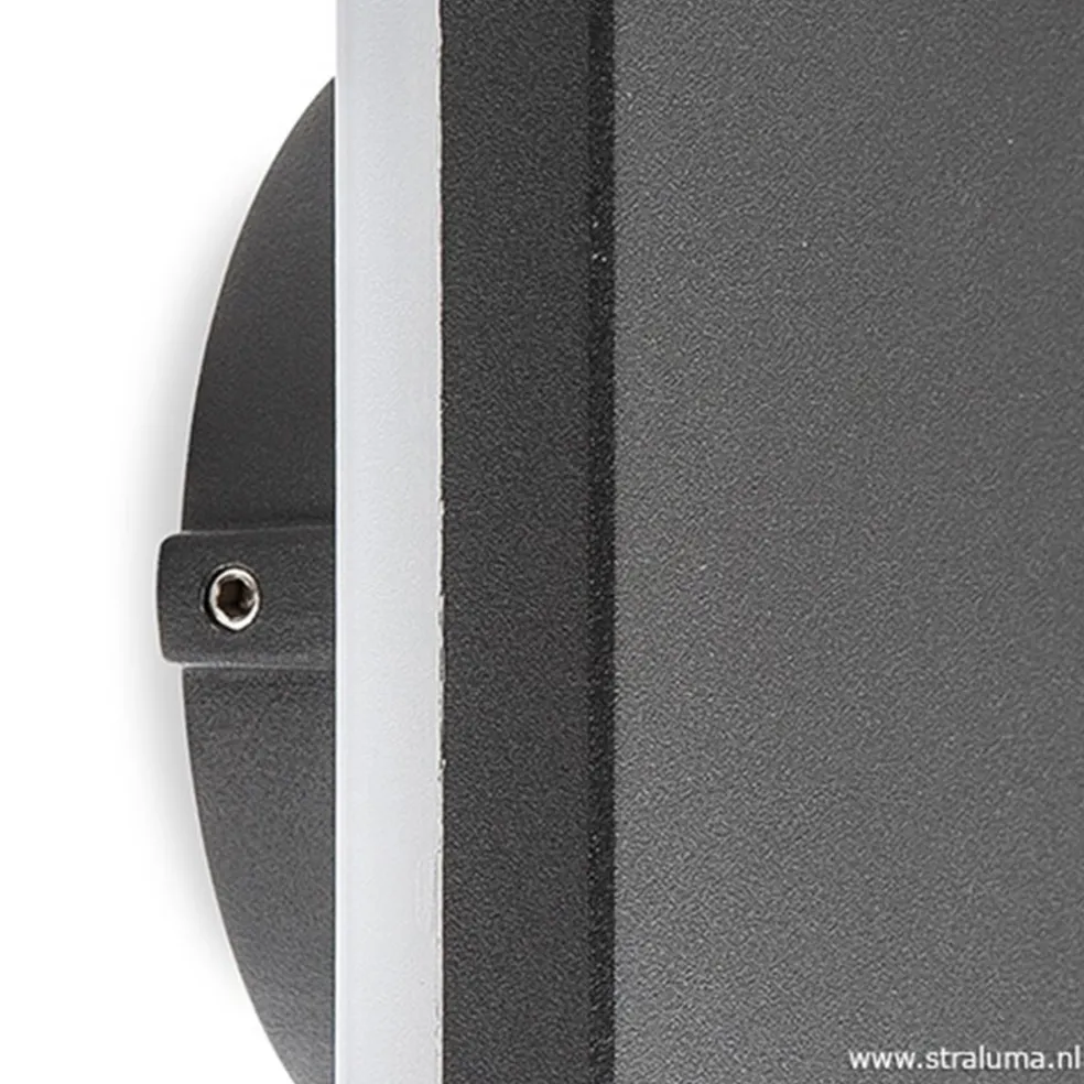 Sale Straluma Plafond/wandlamp square antraciet