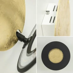 Best Sale Straluma Plafond/wandlamp Vera 21 goldleaf/zwart