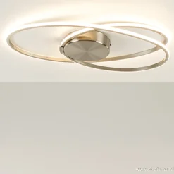 Best Sale Straluma Plafonnière Eclipse nikkel led 3-st.dimb