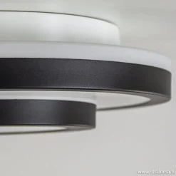 Fashion Straluma Plafonnière Master 435 zwart/glas IP44