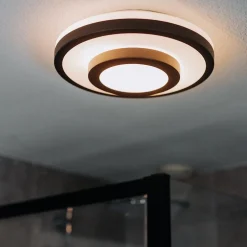 Fashion Straluma Plafonnière Master 435 zwart/glas IP44