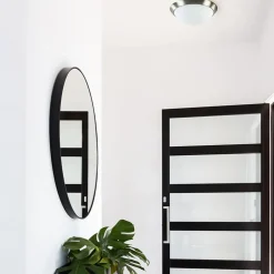 Cheap Straluma Plafonnière modern met staal en glas