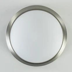 New Straluma Plafonnière rvs + mat glas 30cm
