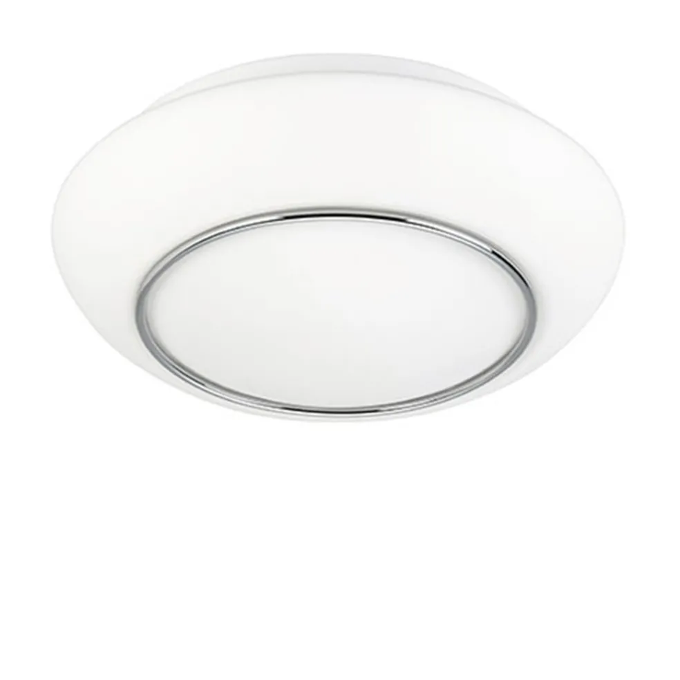 Online Straluma Plafonnière Tornado chroom/wit 30cm IP44
