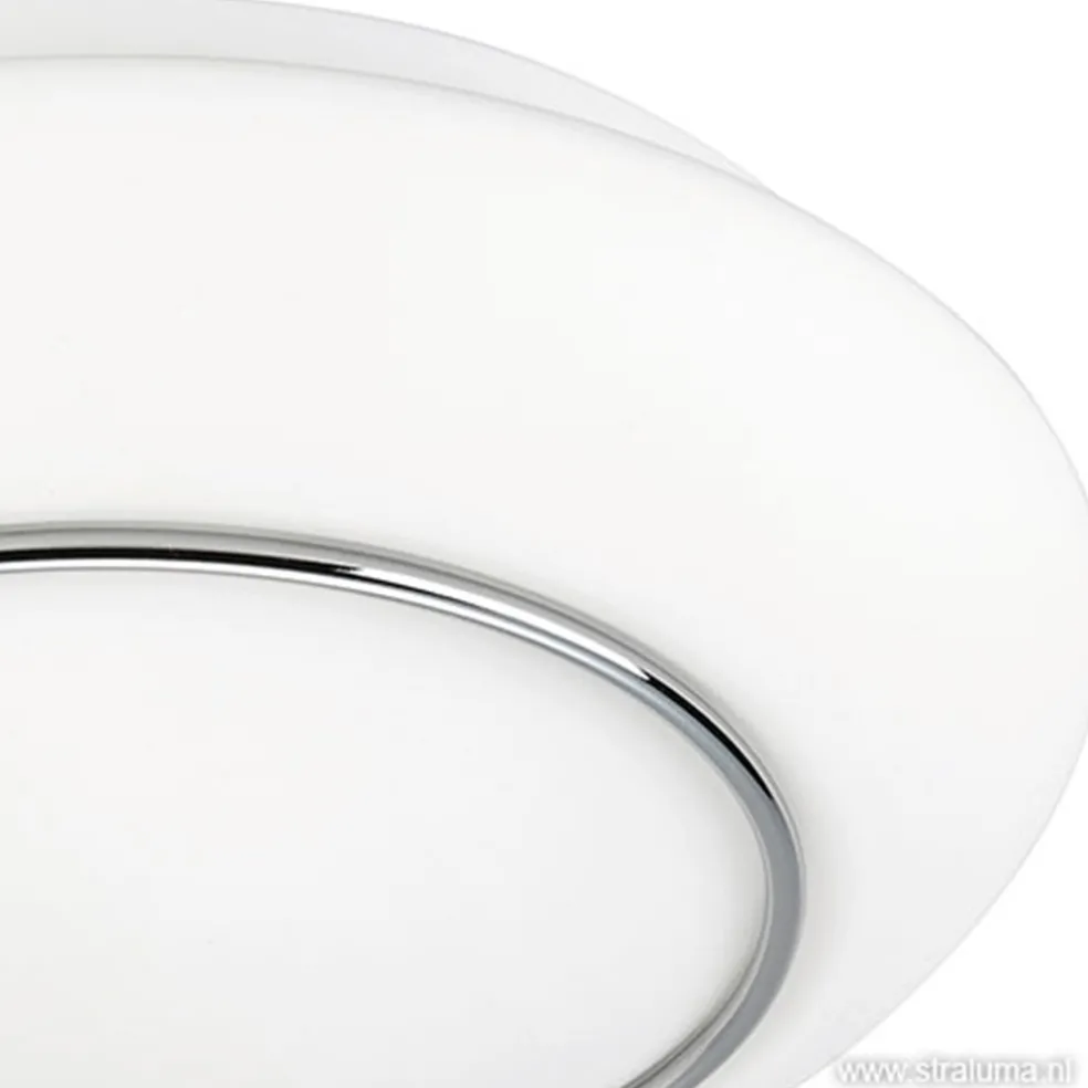 Online Straluma Plafonnière Tornado chroom/wit 30cm IP44