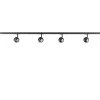 Best Sale Straluma Railsysteem 1-fase zwart inclusief 4 ronde spots