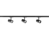 Clearance Straluma Railsysteem zwart 1mtr compleet met 3xspot