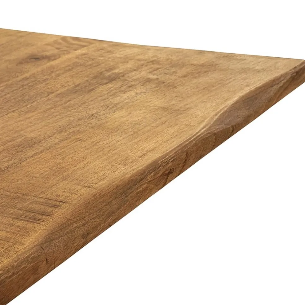 Sale Straluma Rechthoekige eettafel mango hout met kruispoot