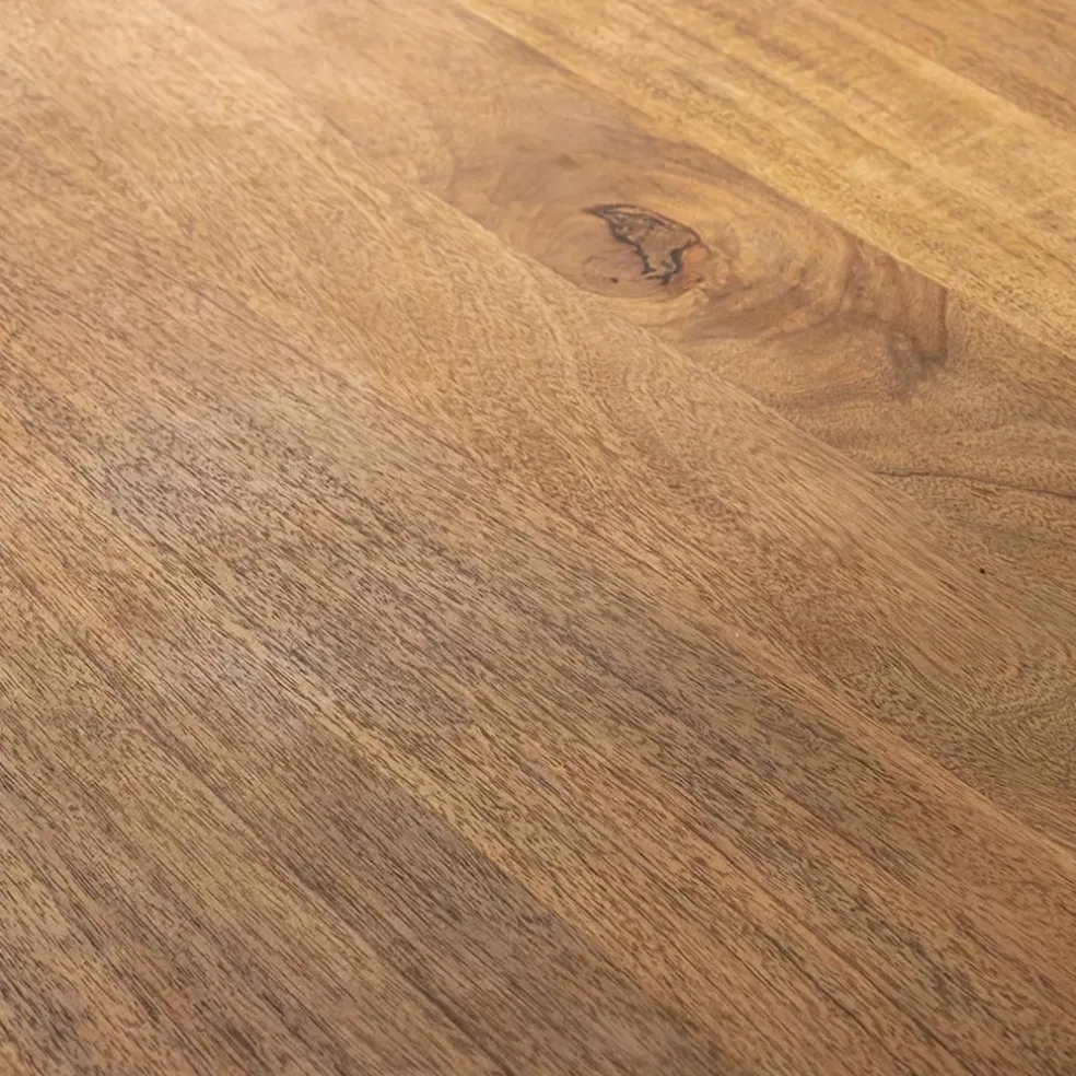 Sale Straluma Rechthoekige eettafel mango hout met kruispoot