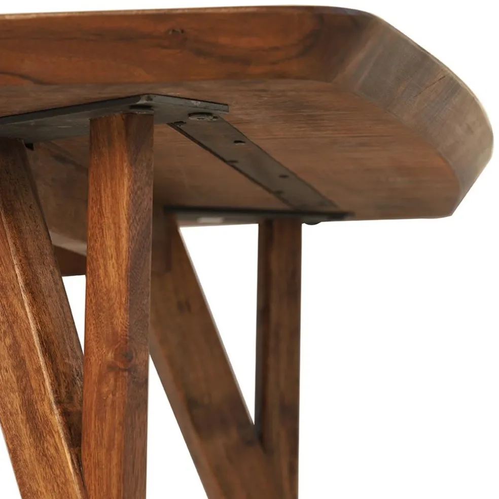 Cheap Straluma Rechthoekige eettafel Quenza acaciahout 200x100 cm