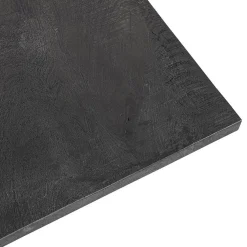 New Straluma Rechthoekige eettafel zwart mangohout met kruispoot 220 cm