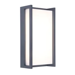 Cheap Straluma Rechthoekige LED buitenlamp donker grijs IP54