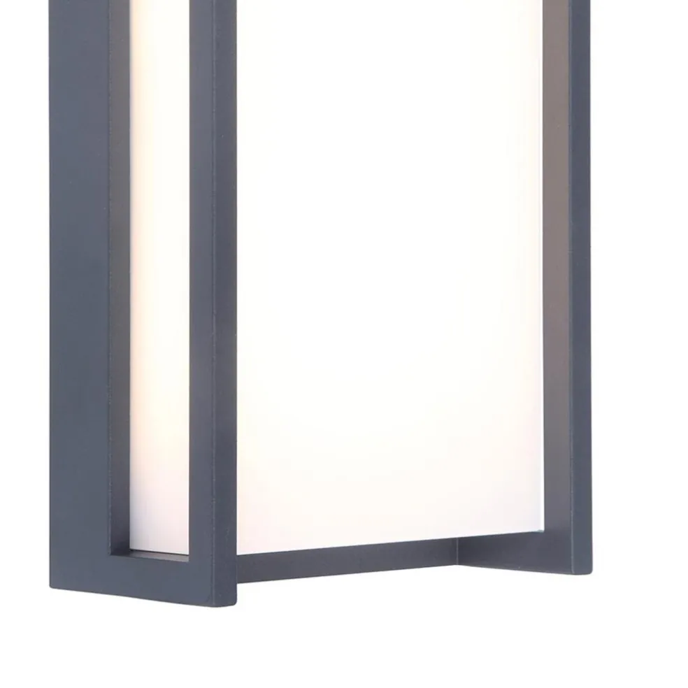 Cheap Straluma Rechthoekige LED buitenlamp donker grijs IP54