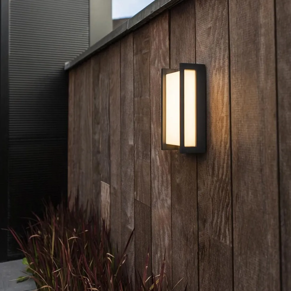 Cheap Straluma Rechthoekige LED buitenlamp donker grijs IP54