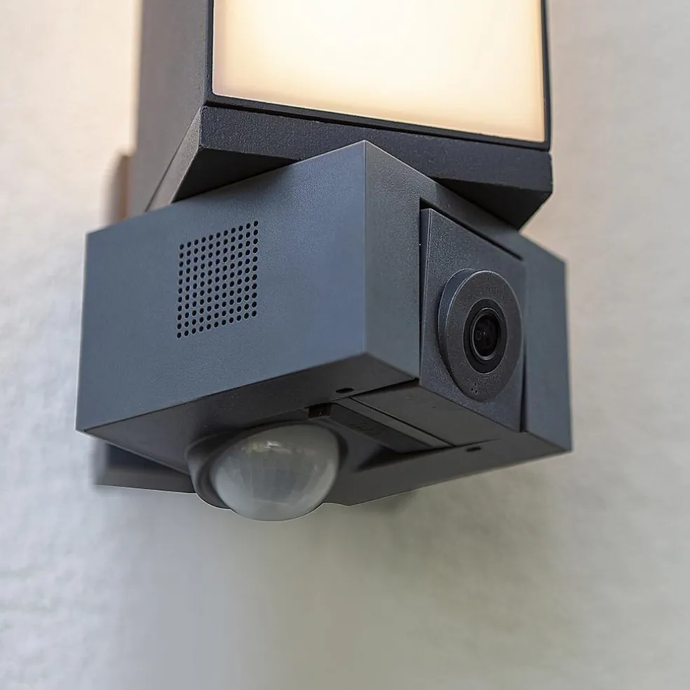 Best Sale Straluma Rechthoekige LED buitenlamp met camera en bewegingssensor