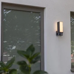 Best Sale Straluma Rechthoekige LED buitenlamp met camera en bewegingssensor