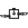Outlet Straluma Rechthoekige plafondlamp triple square mat zwart