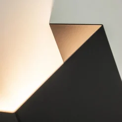 Sale Straluma Rechthoekige wandlamp mat zwart G9