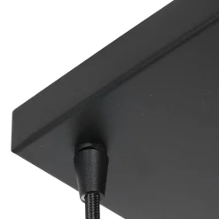 Outlet Straluma Retro 6-lichts hanglamp opaal glas met relief