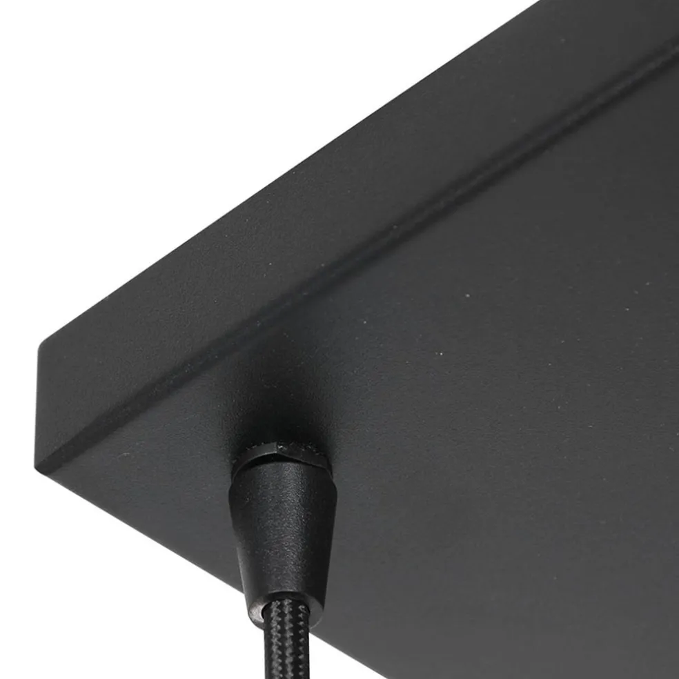 Outlet Straluma Retro 6-lichts hanglamp opaal glas met relief