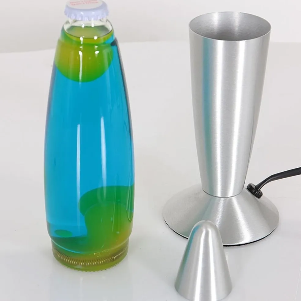 Cheap Straluma Retro tafellamp Lava blauw water met groen