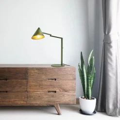 Flash Sale Straluma Retro tafellamp met kap verstelbaar groen