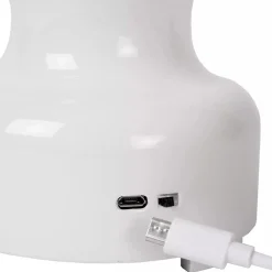 Best Straluma Retro tafellamp olielamp op batterij wit