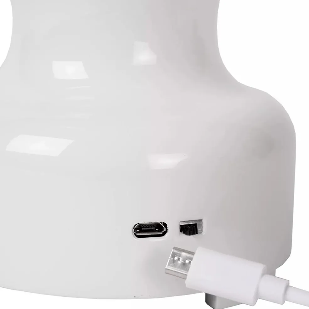 Best Straluma Retro tafellamp olielamp op batterij wit