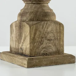 New Straluma Robuuste lampvoet Cadore massief hout met brons