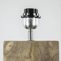 Clearance Straluma Robuuste lampvoet Robbia hout exclusief kap