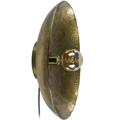 Sale Straluma Robuuste wandlamp Neva rond 50 cm antiek brons